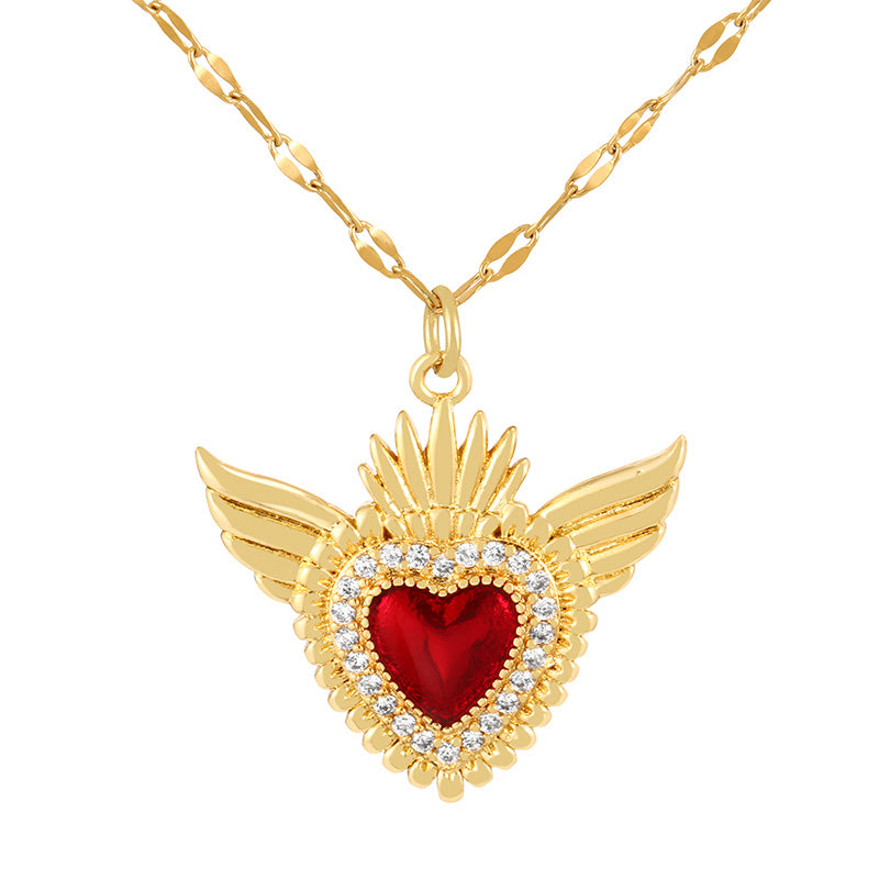 Collar corazón sagrado