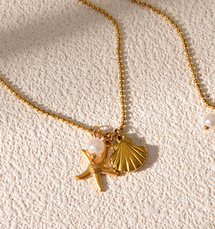 Collar marino cadena bolita