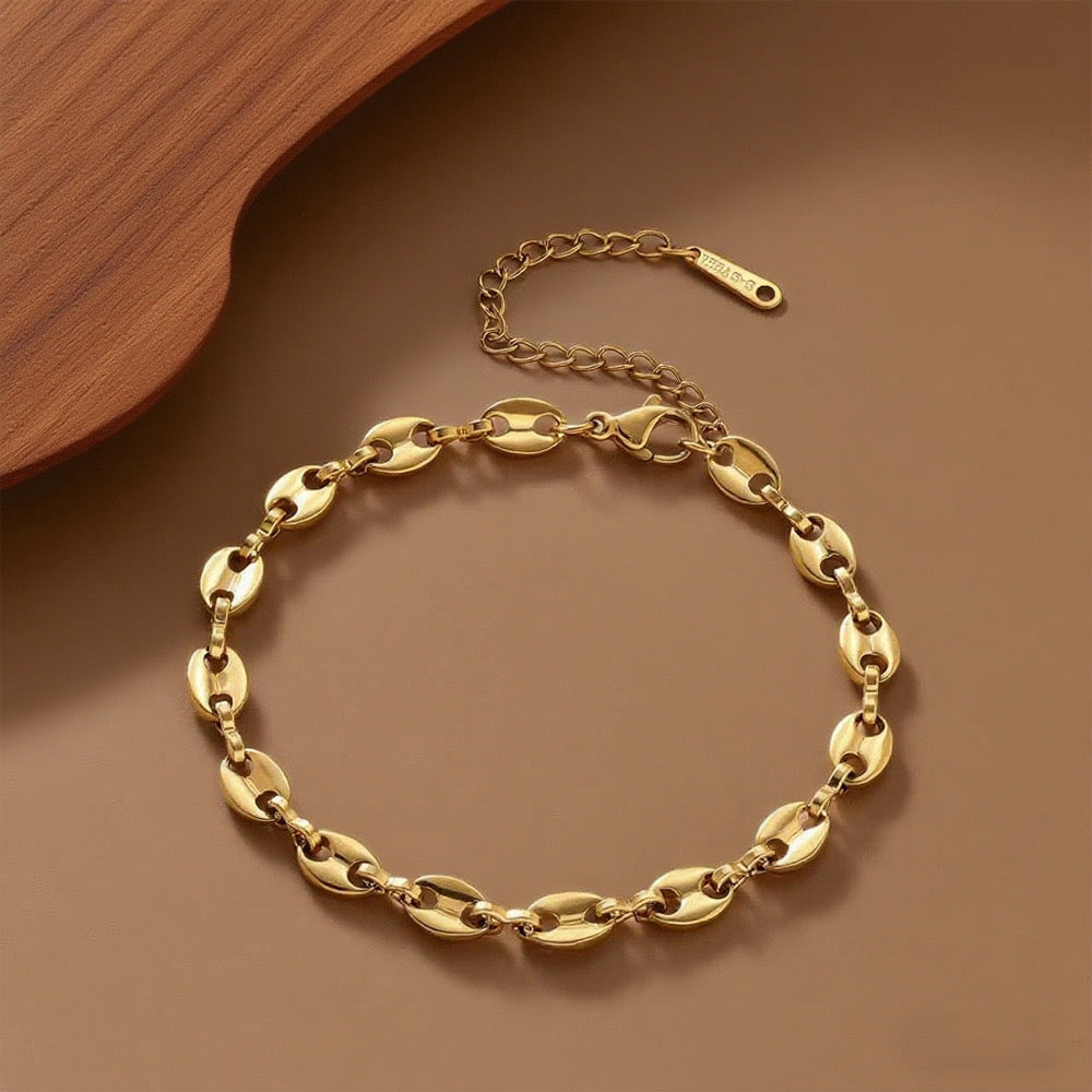 Pulsera nariz de cerdito delgada