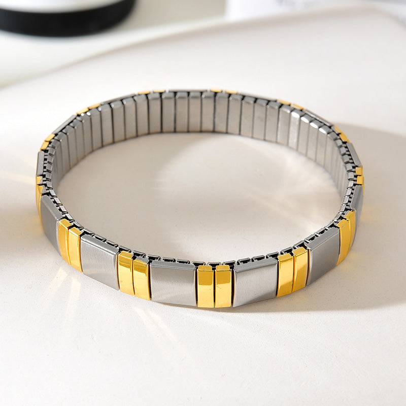 Pulsera bicolor sencilla
