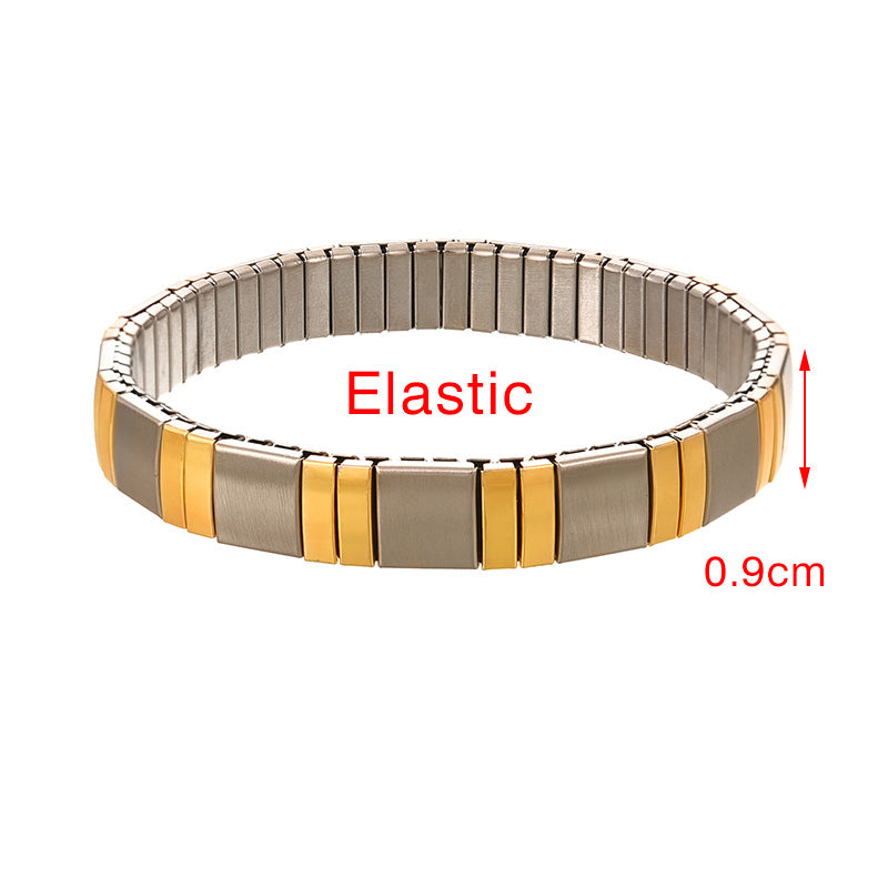 Pulsera bicolor sencilla