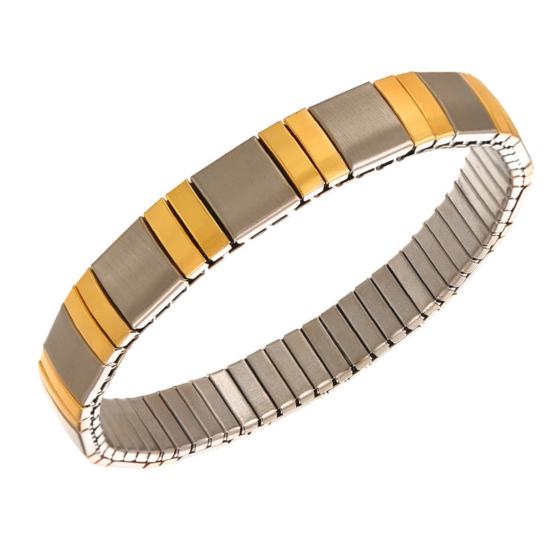 Pulsera bicolor sencilla