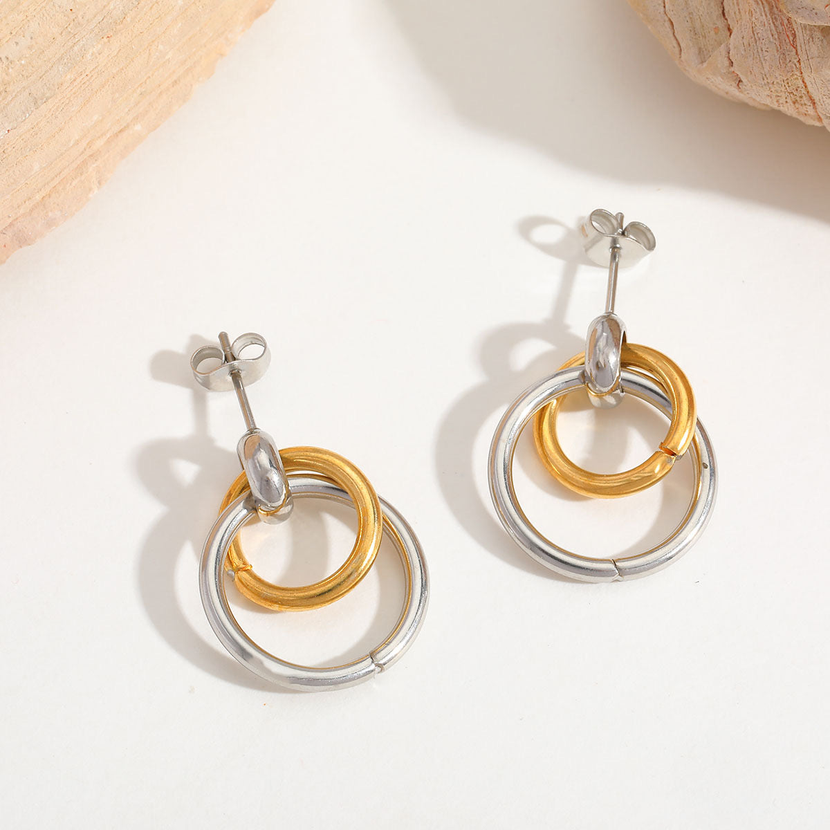 Aretes bitono tipo nudito