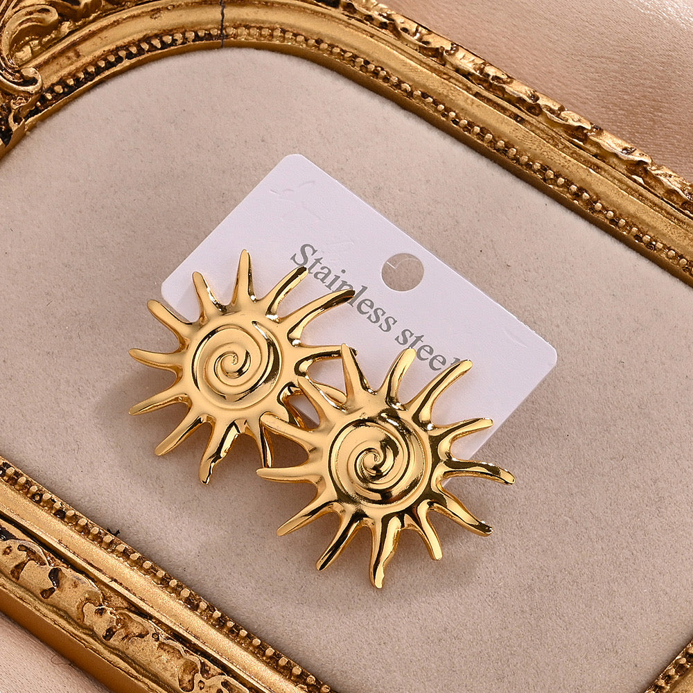 Aretes sol espiral