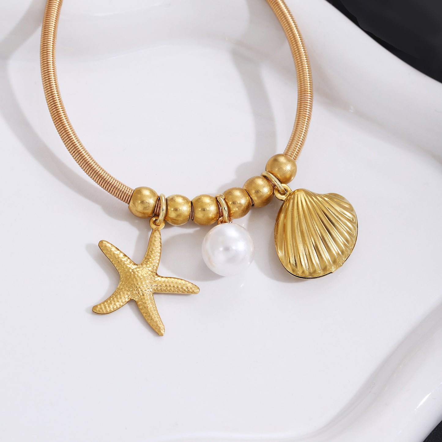 Pulsera marina con Charms