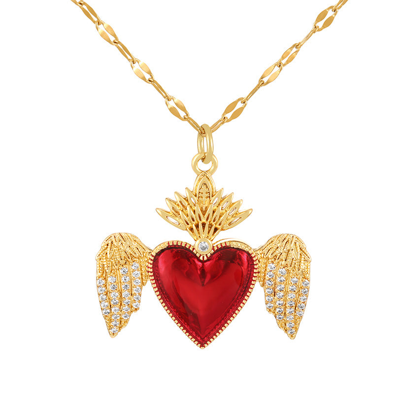Collar corazón sagrado