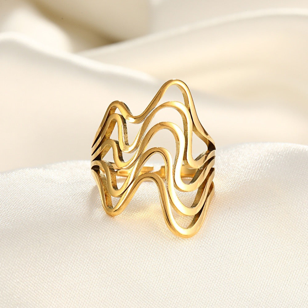 Anillo ondas altas