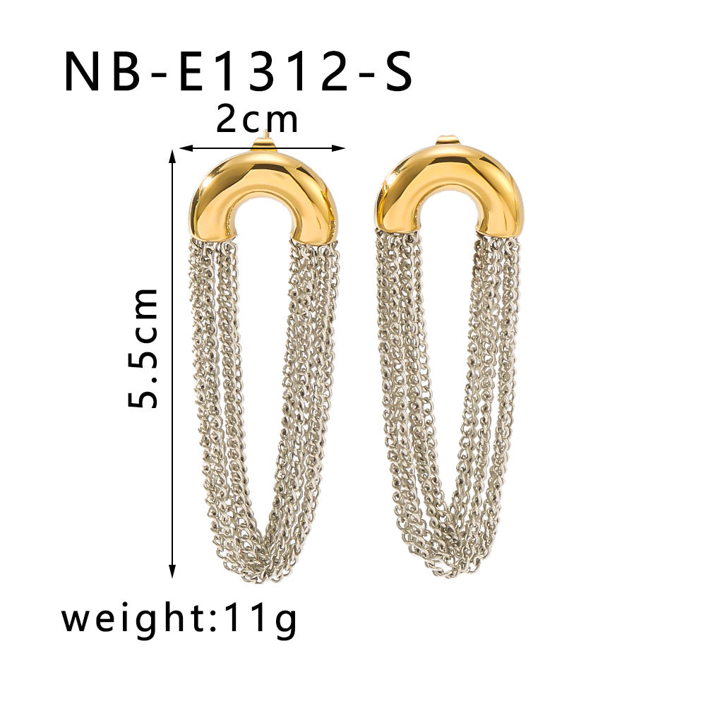 Aretes cadenas