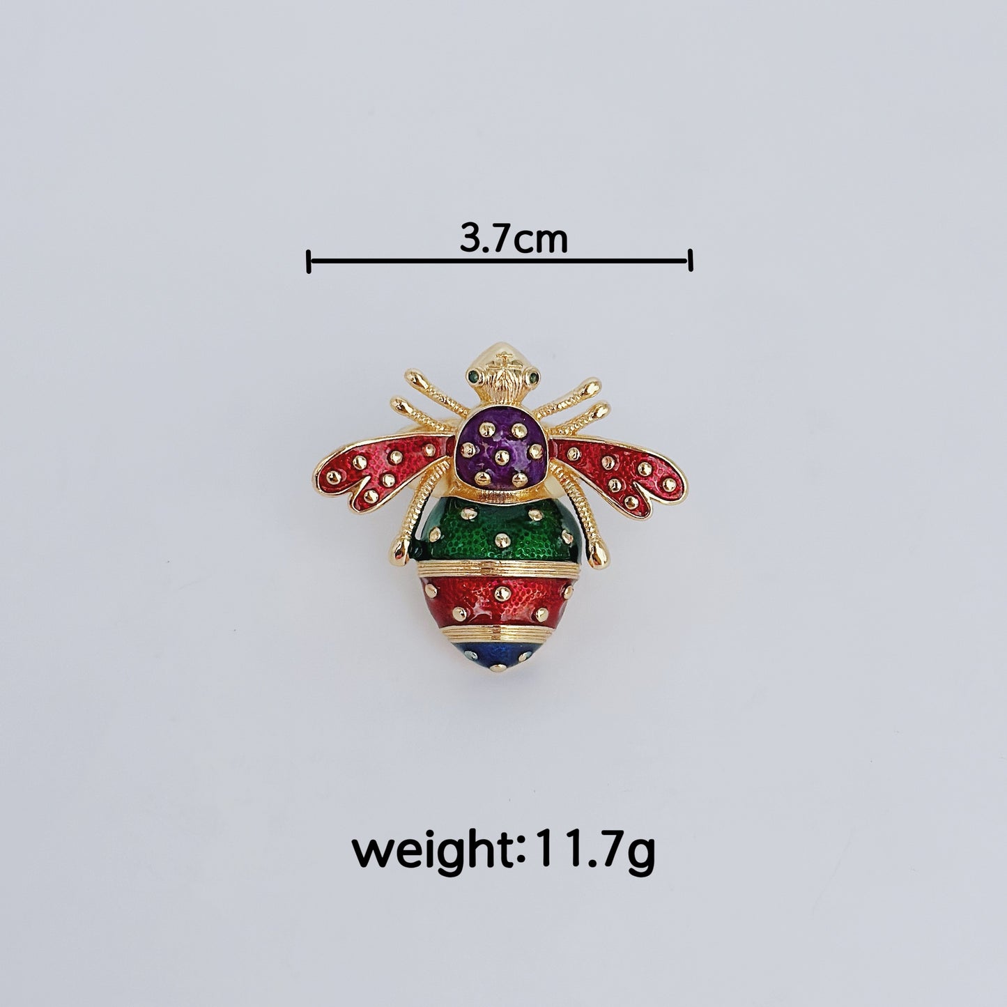 Anillo bichos arcoíris
