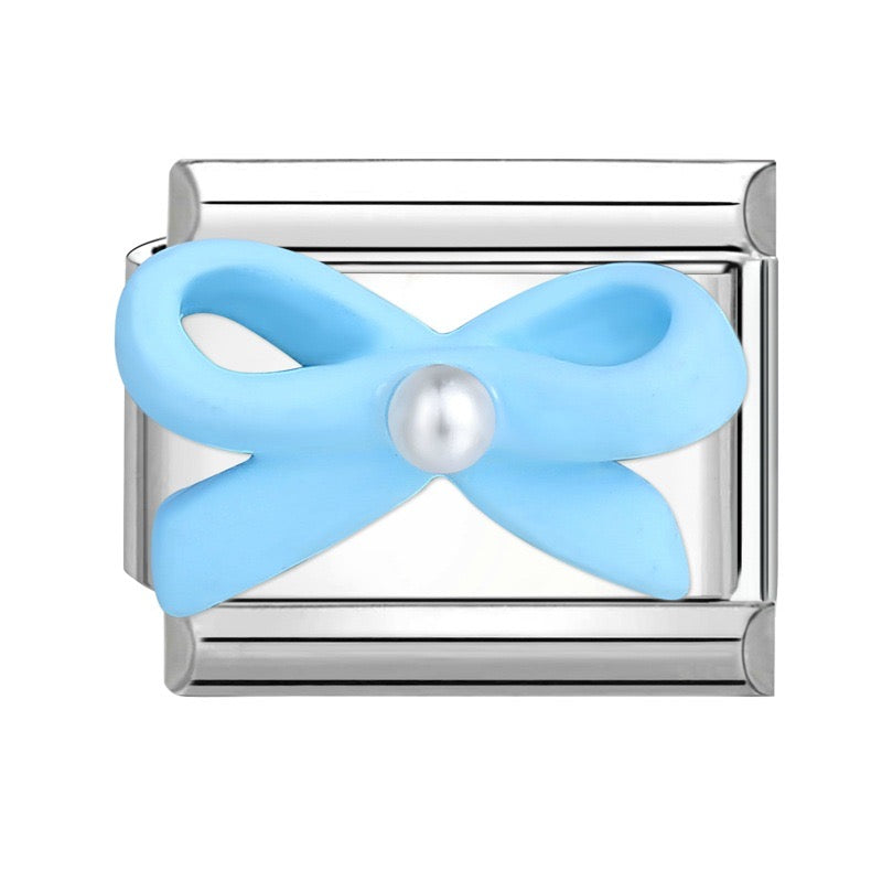 Charms moñito azul GABY