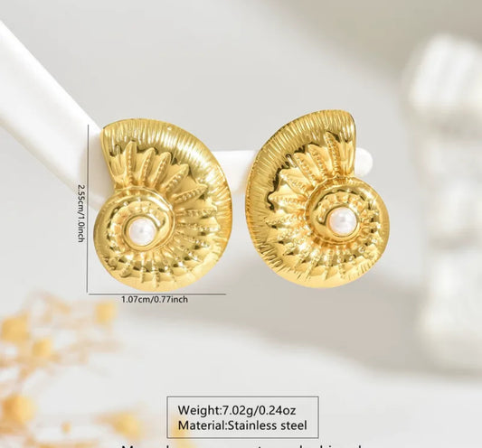 Aretes caracol XL