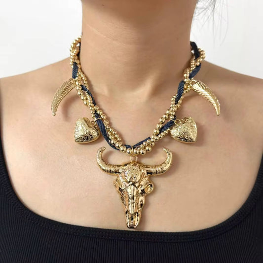 Collar toro maxi con mezclilla