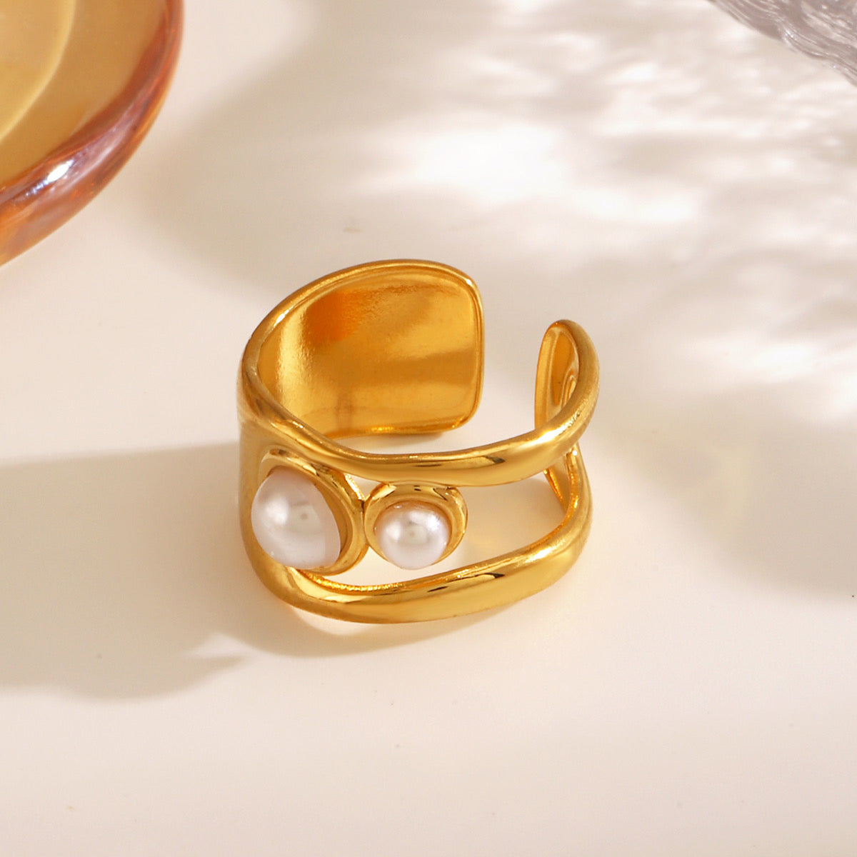 Anillo chuncky elegante