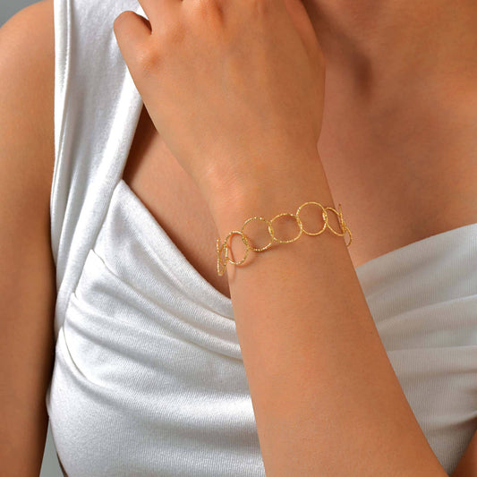 Pulsera círculos unidos