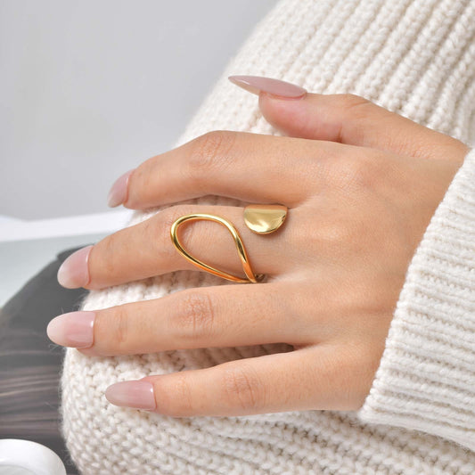 Anillo enlazado contorno