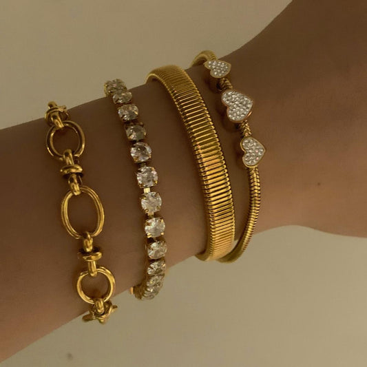 Pulsera eslabón elegante