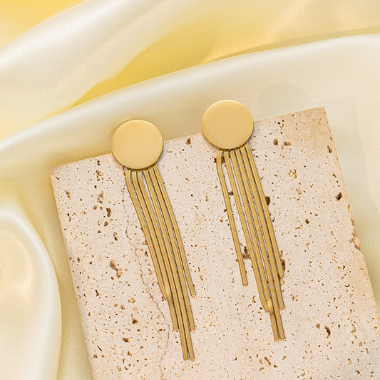 Aretes largos tiras