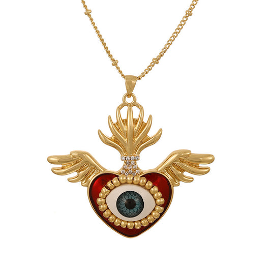 Collar ojo con alas