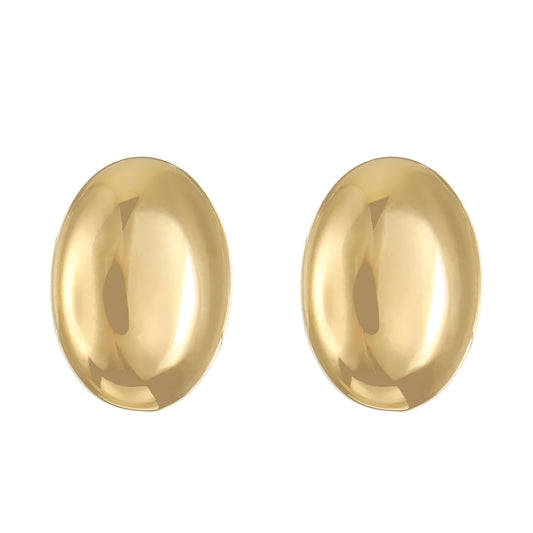 Aretes botones brilloso