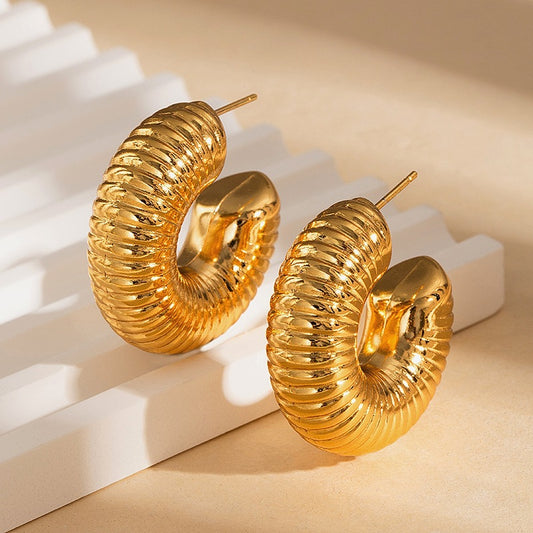 Hoops súper chuncky gusano