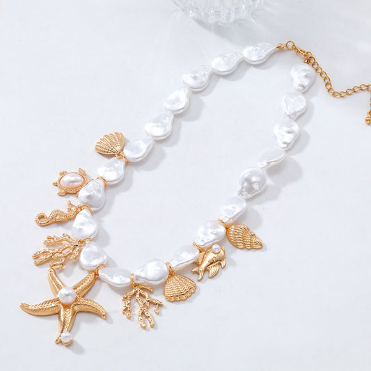 Collar mar de perlas