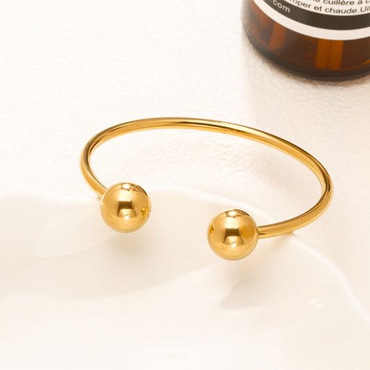 Pulsera aro de bolitas
