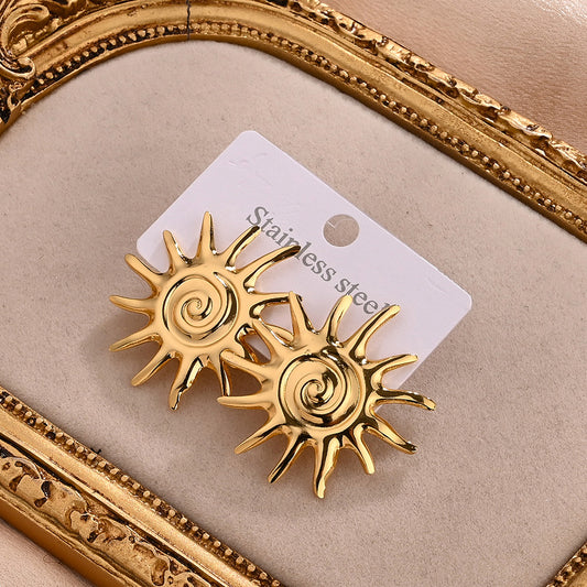 Aretes sol espiral