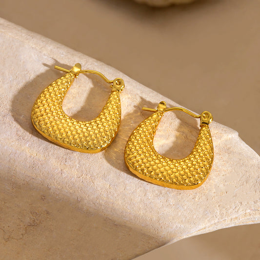 Aretes arrancaditas decoradas