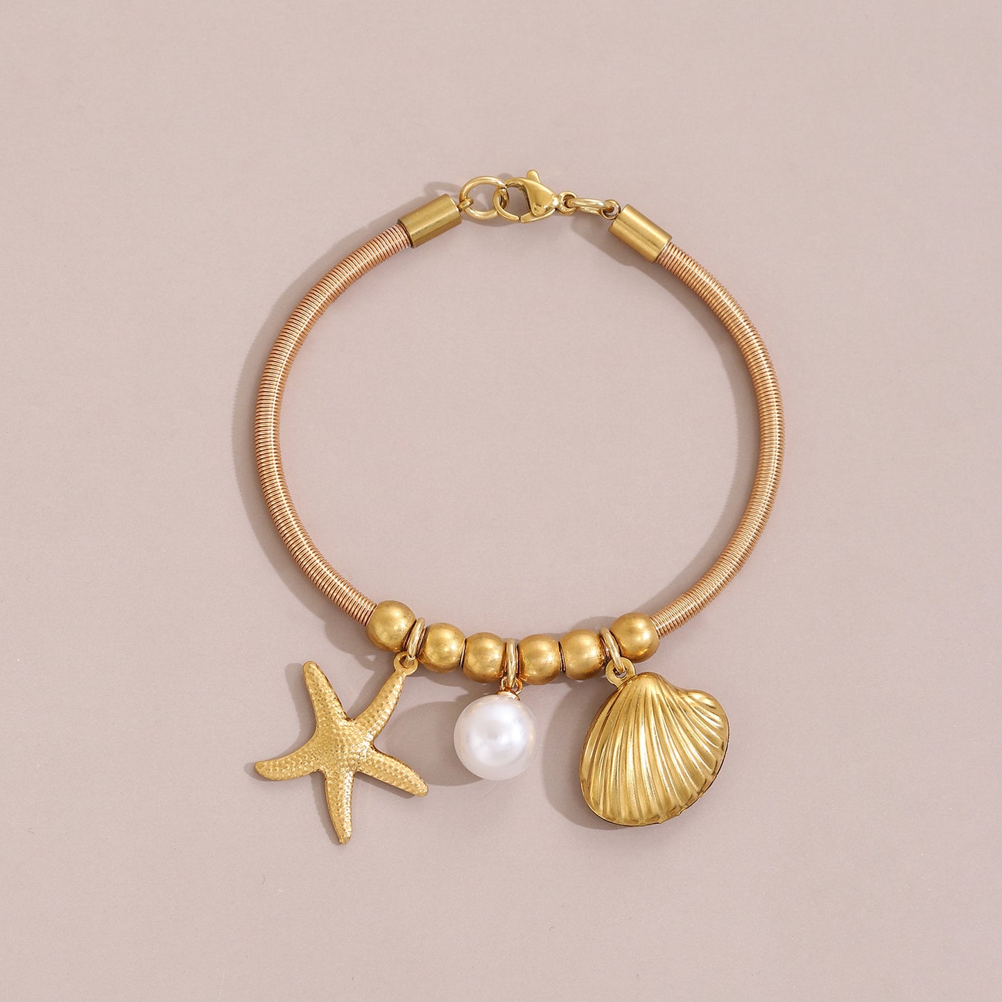 Pulsera marina con Charms