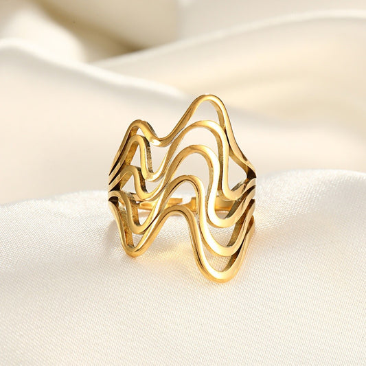 Anillo ondas altas