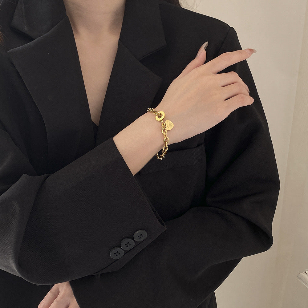 Pulsera estilo tiffany eslabón