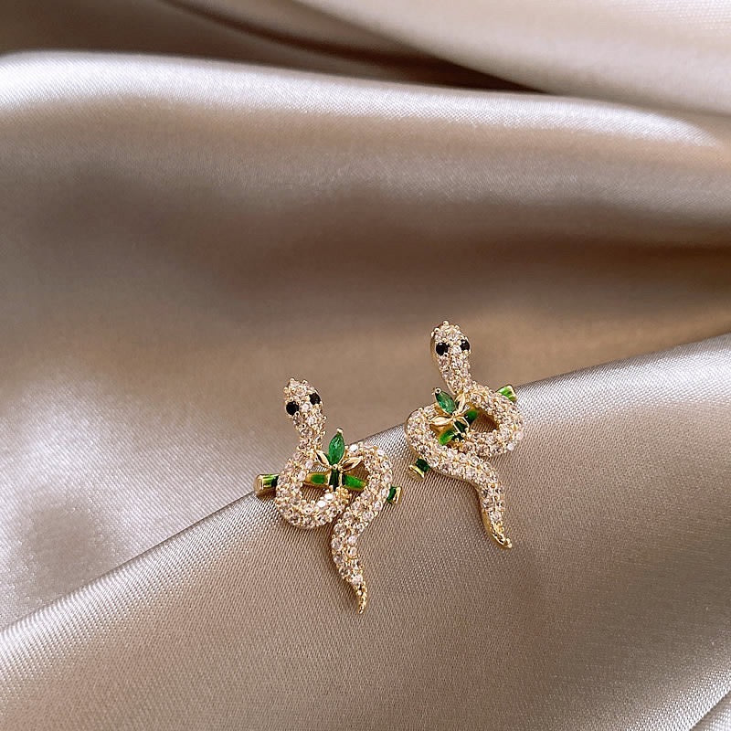 Aretes serpiente