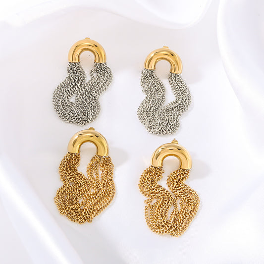 Aretes cadenas