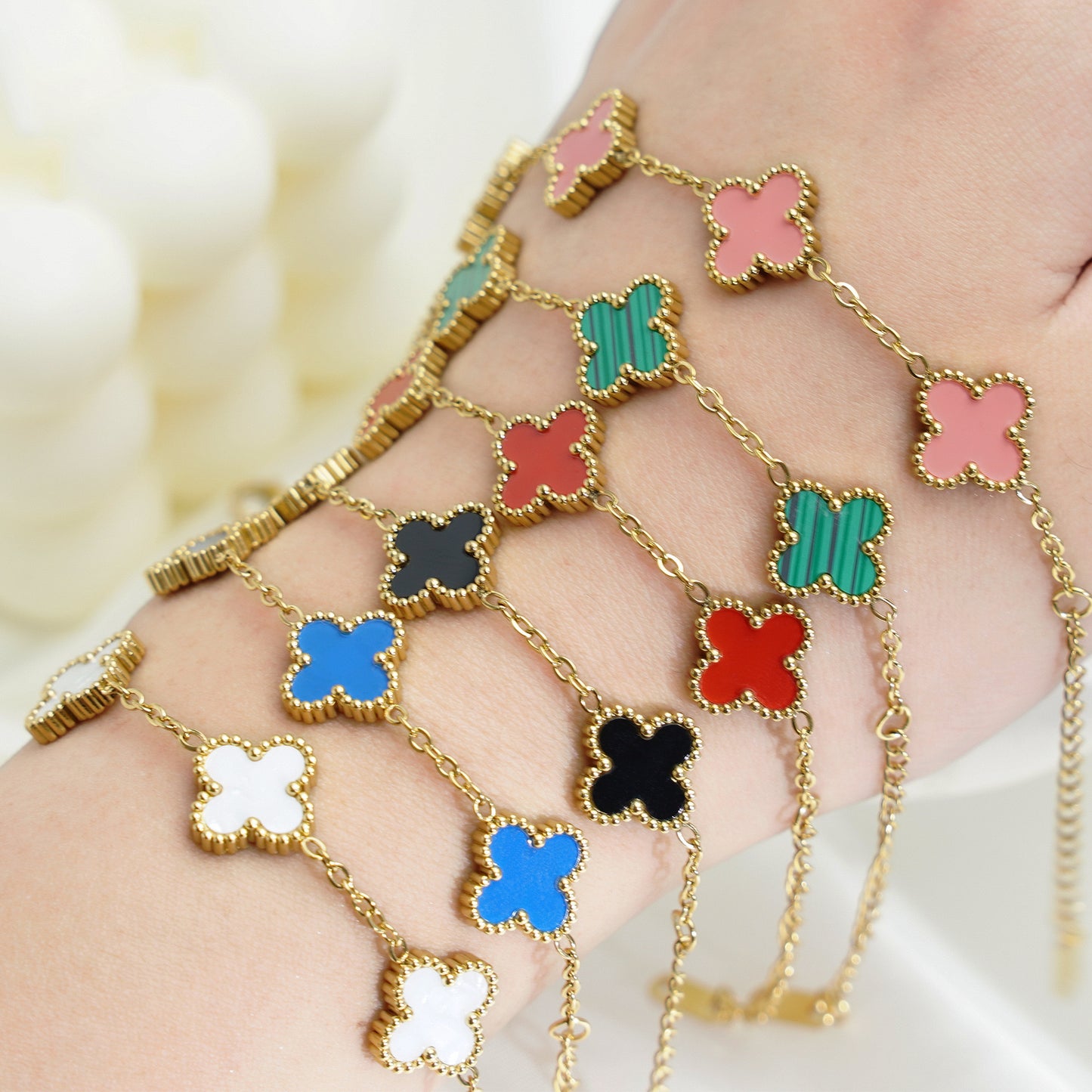 Pulsera Van Cleef colores